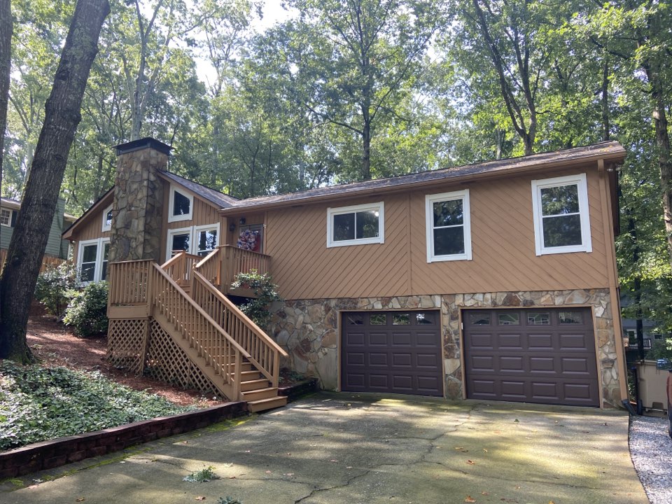 Estimating exterior painting using Sherwin Williams Woodscapes, carpentry, screened porch replacement, in Marietta Estimating exterior painting using Sherwin Williams Woodscapes, carpentry, screened porch replacement, in Marietta