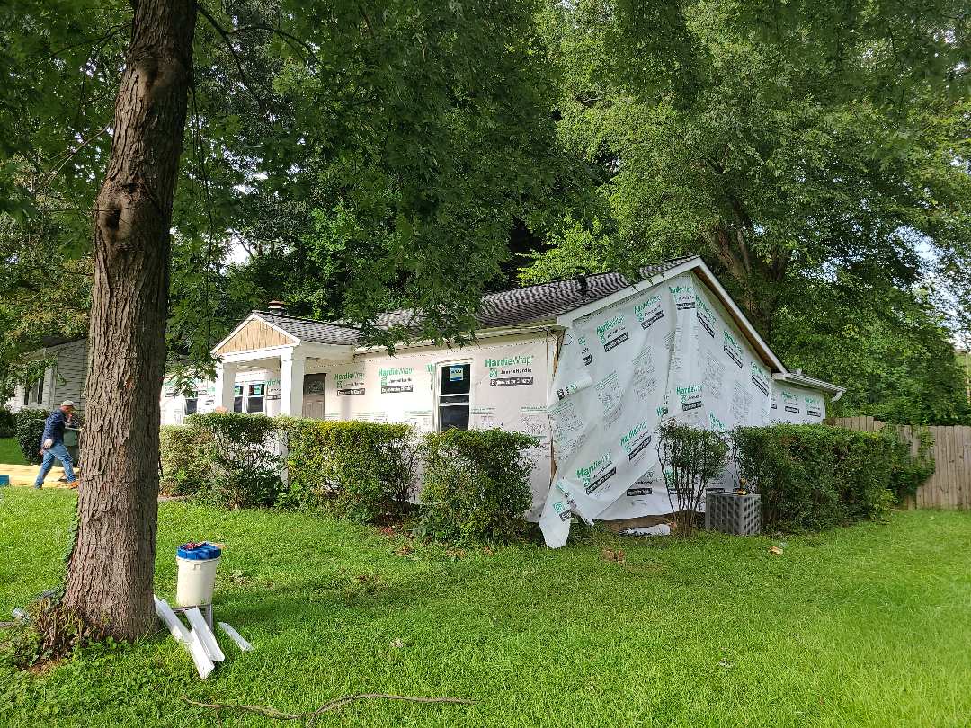 Replacing all the siding, soffit, fascia and windows. Replacing all the siding, soffit, fascia and windows.