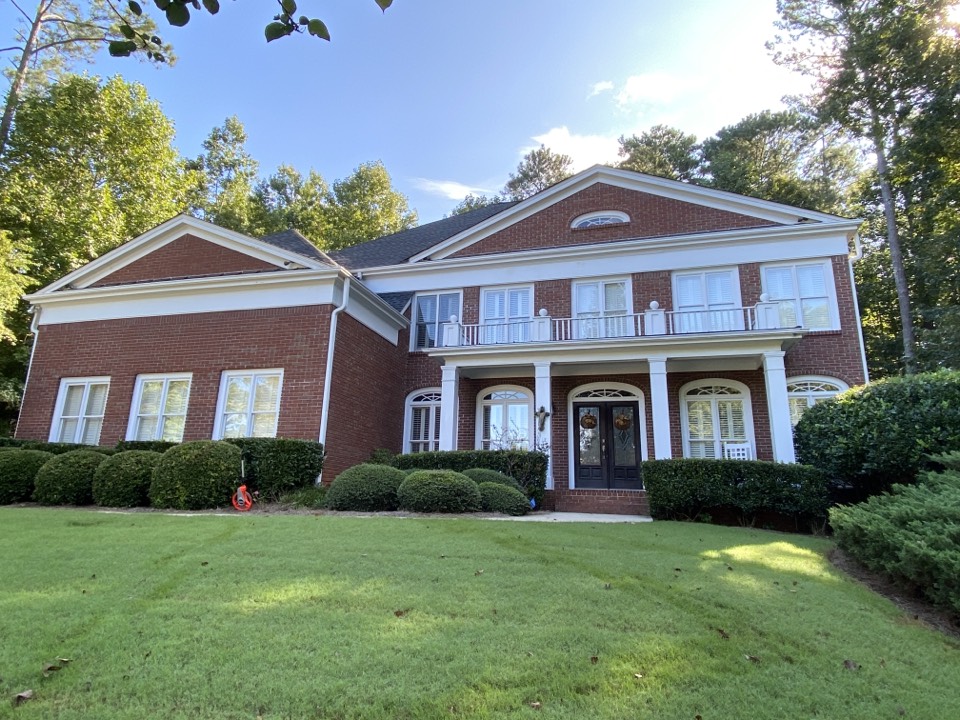 Estimating James Hardie soffit and facia replacement, complete gutter replacement, exterior painting using Sherwin-Williams resilience, in Alpharetta Estimating James Hardie soffit and facia replacement, complete gutter replacement, exterior painting using Sherwin-Williams resilience, in Alpharetta