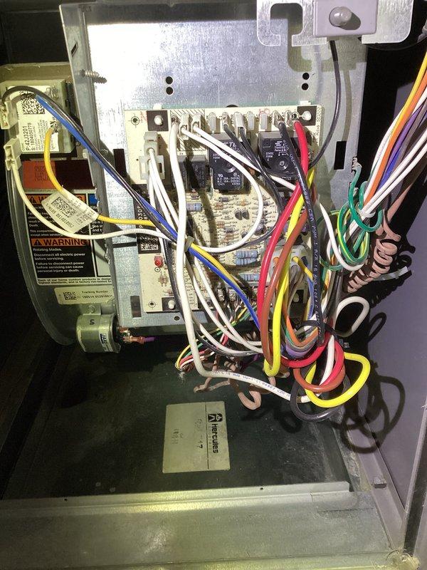 Completed comprehensive annual maintenance on 7-year-old mini-split HVAC system. Performed full system inspection including examination of all electrical components, control board, wiring connections, contactors, and relays within the furnace cabinet. Verified proper operation of all electrical connections and safety controls. Inspected air filter condition, noting moderate dust accumulation on filter media. Filter partially misaligned in housing; repositioned and secured filter properly in return air slot to ensure adequate airflow and system efficiency. All internal components found in good working condition with no immediate service needs identified. System operating within normal parameters upon completion of maintenance protocol.