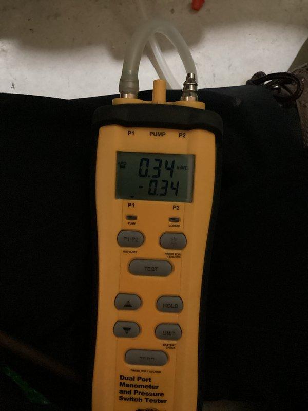 Completed annual cooling maintenance on residential air conditioning system. Performed comprehensive system inspection including electrical measurements using digital clamp meter to verify proper amperage draw and voltage levels. Conducted pressure testing and diagnostics using dual port manometer to measure static pressures and verify proper airflow across the system. All readings recorded within manufacturer specifications. System operating efficiently with no deficiencies noted at time of service.