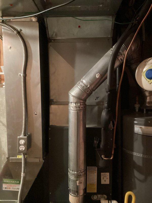 Completed annual Green Shield cooling maintenance on 6-year-old HVAC system with Daikin furnace located in basement. Performed comprehensive inspection of cooling system components, verified proper operation of all equipment, and confirmed no issues reported by customer. System found to be operating within normal parameters with all safety controls functioning correctly.