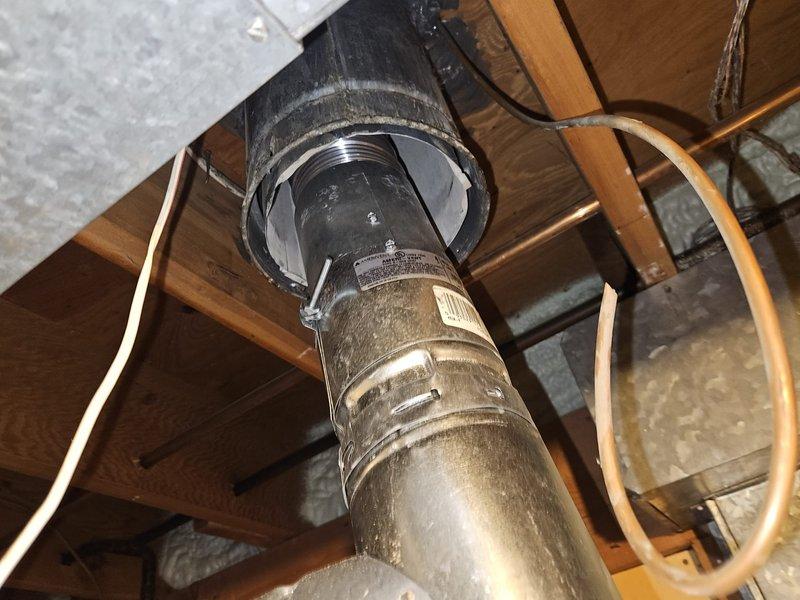 Installed 40-gallon water heater in attic space with full code compliance including proper venting, gas line connections, expansion tank, and earthquake straps. Replaced old unit, installed new supply lines with shut-off valve, secured all components to structural beams, and completed lighting and testing procedures to verify proper operation.