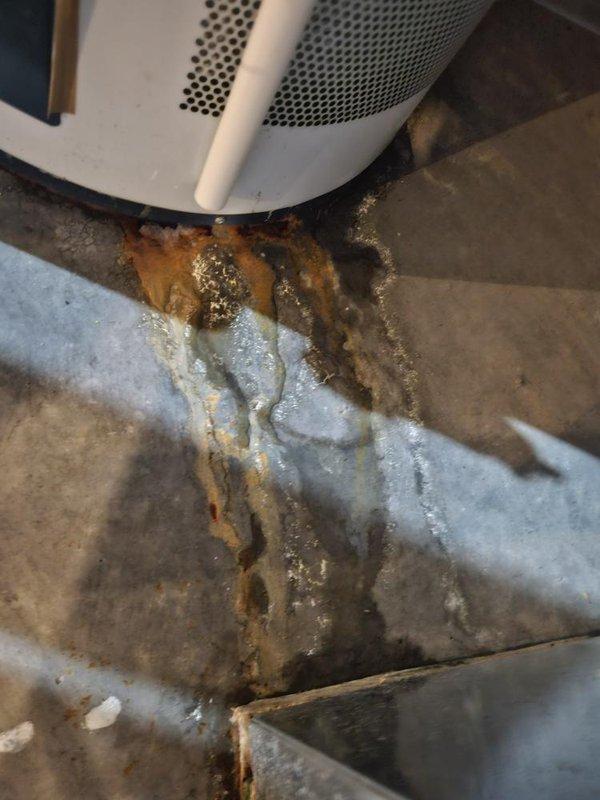 Completed estimate for standard 40-gallon tank water heater replacement at residential property. Inspection revealed existing unit with significant corrosion and rust damage to metal components, water heater base, and surrounding floor area, indicating active water leakage and advanced deterioration. Exterior plumbing assessment included evaluation of hose bib and water pressure testing capability. Provided comprehensive replacement estimate including removal of failed water heater, proper disposal, installation of new 40-gallon residential tank water heater with code-compliant connections, and necessary permit coordination.
