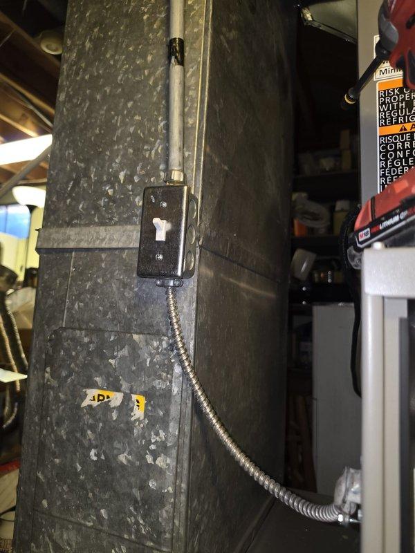 Completed full 80% AFUE HVAC system replacement including installation of Lennox ML180UH070E36BK furnace, ML13KC1-030 air conditioning unit, and CK40CT-30/36B-71 evaporator coil. Flushed and reused existing lineset, installed new 16x25x5 MERV 11 filter cabinet, fabricated custom sheet metal ductwork transitions, and set outdoor condenser on new EL3030-3 equipment pad with proper electrical disconnect and conduit connections. System successfully started, charged to manufacturer specifications, and verified operational.