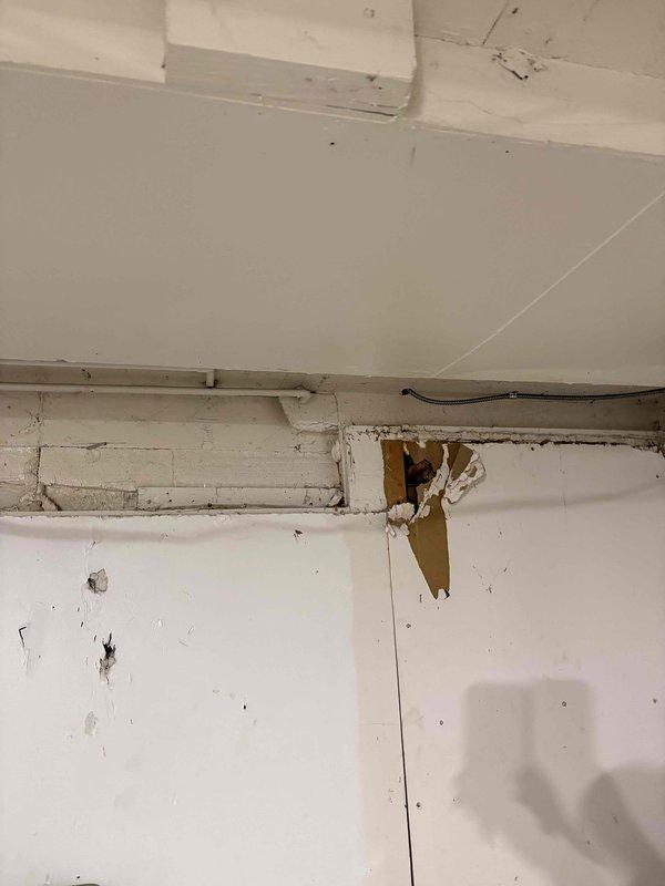 Responded to service call for clogged drain in basement utility area. Assessed plumbing system and successfully cleared blockage from single fixture drain line. Documented existing conditions including basement infrastructure and HVAC equipment location for service records.