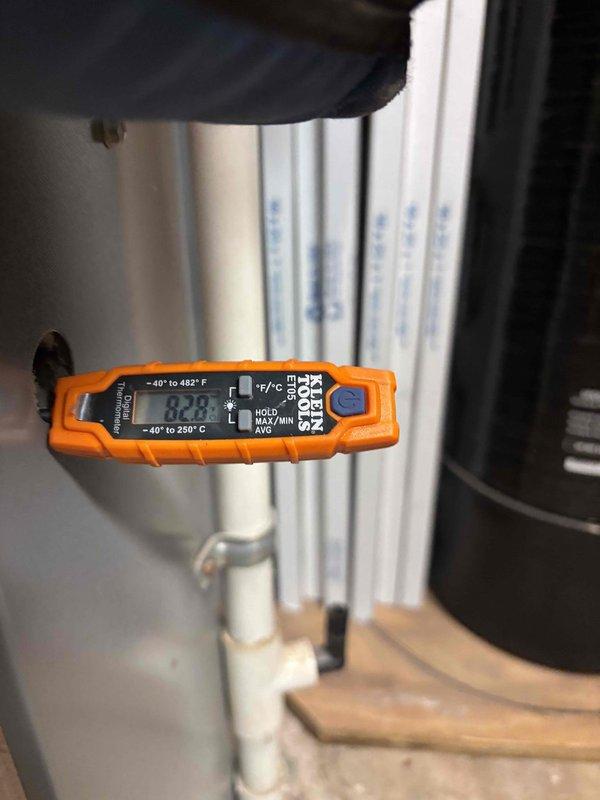 Responded to no-cooling complaint on 7-8 year old residential air conditioning system. Upon arrival, indoor temperature was elevated to 85°F. Performed diagnostic evaluation of outdoor condensing unit located on side of residence. Inspected electrical components and measured system temperatures at refrigerant lines, recording 82.8°F at suction line. Evaluated contactor operation and electrical disconnect switch functionality. System restored to normal operation.