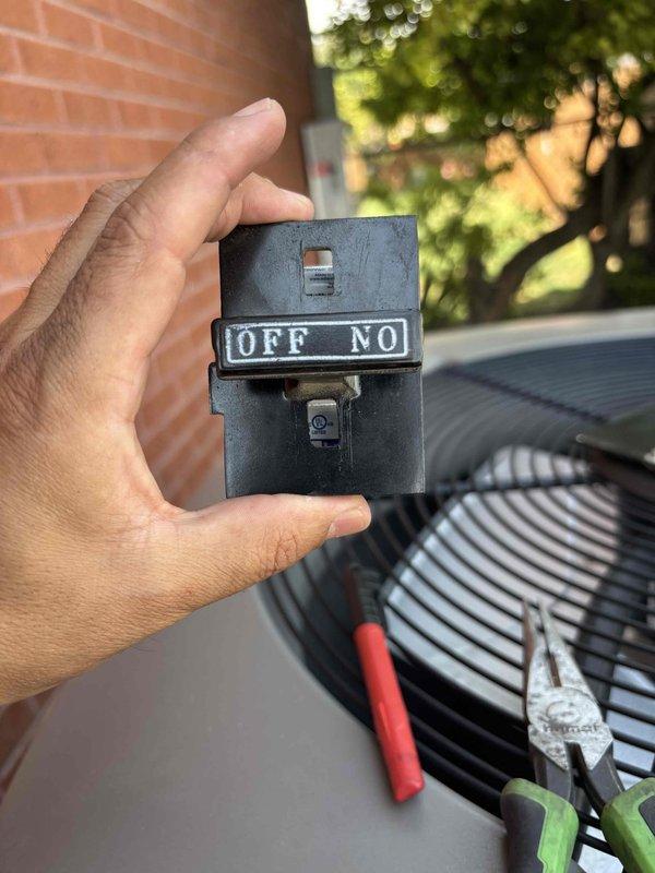 Responded to no-cooling complaint on 7-8 year old residential air conditioning system. Upon arrival, indoor temperature was elevated to 85°F. Performed diagnostic evaluation of outdoor condensing unit located on side of residence. Inspected electrical components and measured system temperatures at refrigerant lines, recording 82.8°F at suction line. Evaluated contactor operation and electrical disconnect switch functionality. System restored to normal operation.