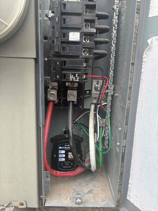 Completed annual electrical maintenance inspection for membership plan. Tested all accessible outlets throughout the residence using Klein Tools electrical tester, verifying proper voltage (124 VAC) and correct wiring configuration. Inspected main electrical panel, tested circuit breakers for proper operation, and verified all connections at main lugs and ground terminals were secure and free of arcing or overheating.