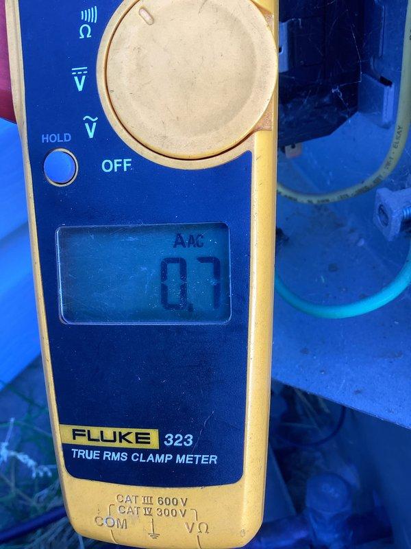 Completed annual preventative maintenance on both air conditioning system and furnace as part of member maintenance program. Performed comprehensive inspection of AC unit including electrical measurements using clamp meter, which showed normal amperage readings of 5.0A and 0.7A on respective circuits. Checked refrigerant levels, cleaned condenser coils, inspected electrical connections, and verified proper system operation. Conducted furnace inspection including burner assembly, heat exchanger, blower motor, and safety controls to ensure equipment is ready for heating season. All systems tested and operating within manufacturer specifications with no deficiencies noted.