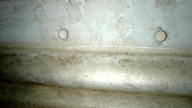 Responded to no airflow complaint on single-zone residential HVAC system with ground-level condenser and basement furnace. Upon inspection, discovered significant moisture damage, mold growth, and contamination inside the air handler cabinet and ductwork connections. Documented extensive deterioration including water staining, organic growth on interior surfaces, and compromised cabinet conditions affecting system performance. Completed Cool 10+ preventive maintenance inspection identifying multiple issues requiring attention to restore proper airflow and system operation.