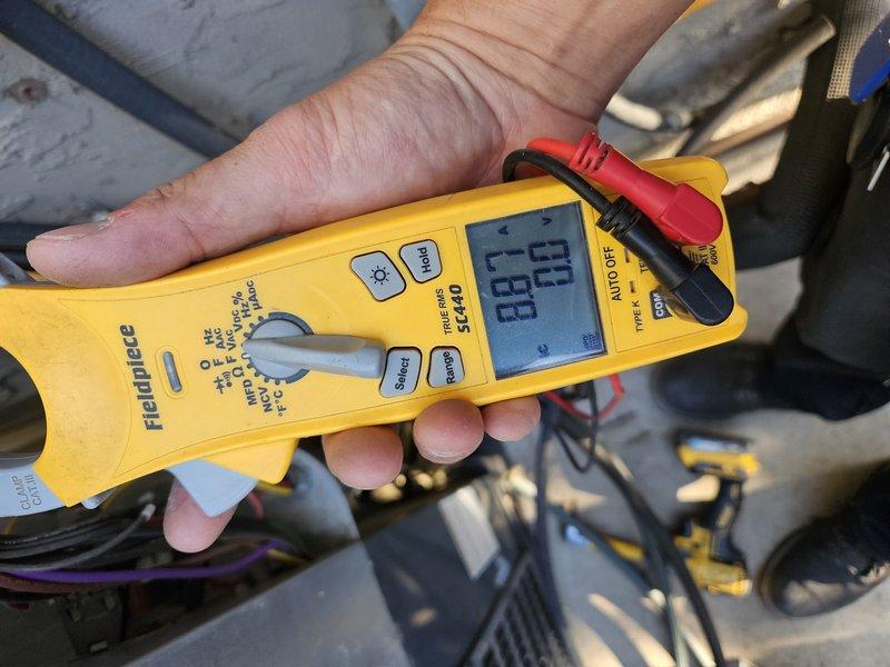 Responded to service call for 4-year-old HVAC system experiencing intermittent loud noises and vibrations from outdoor condensing unit upon startup. Performed comprehensive diagnostic inspection including refrigerant charge verification, capacitor testing, and compressor operation assessment using digital multimeter. All electrical readings and system parameters measured within normal operating specifications with no abnormalities detected during visit. System operated quietly without reproducing reported noise condition. Identified Nest thermostat as potential cause of short cycling behavior that may contribute to abnormal startup sounds. Recommended thermostat replacement if issue persists and advised customer to capture video documentation of noise occurrence for further diagnostic evaluation under current service call if symptoms return.
