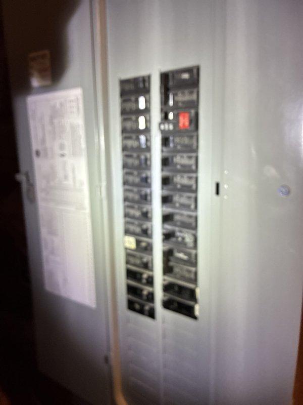 Completed comprehensive electrical maintenance inspection including full evaluation of main service panel and exterior meter enclosure. Inspected all circuit breakers for proper operation, verified secure connections, and checked for signs of overheating or wear. Examined exterior electrical service equipment, meter base, and main disconnect panel, confirming all wiring terminations were tight and properly secured. All systems found operating within normal parameters with no immediate safety concerns identified.