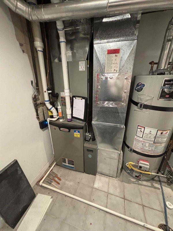Conducted comprehensive HVAC system evaluation for residential property with multiple existing systems including two air conditioning units (10-12 years old) and three furnaces (12+ years old). Assessed current equipment operation and discussed heat pump integration options and potential system upgrades to improve overall heating and cooling efficiency. All existing systems currently functioning without issues.