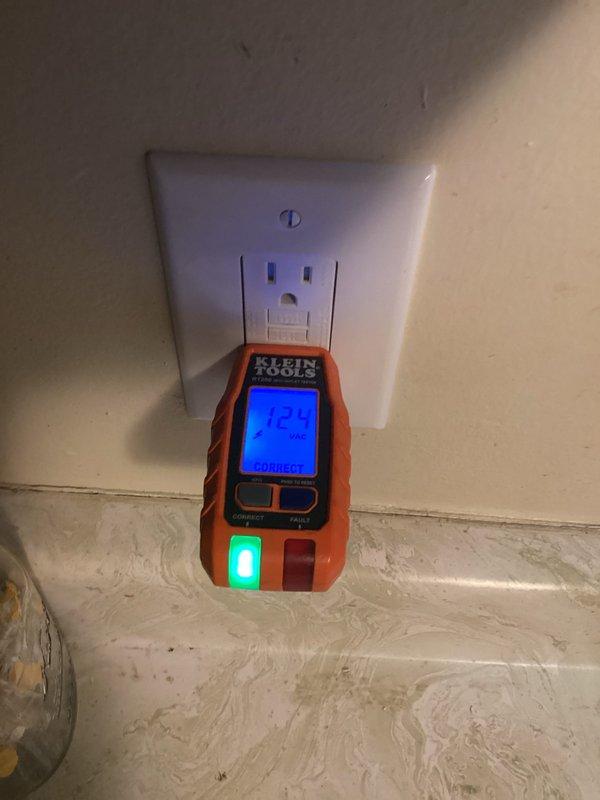 Completed annual electrical maintenance inspection as part of membership plan. Performed comprehensive testing of electrical outlets throughout the residence using calibrated voltage testing equipment, verifying proper 120V supply and correct wiring configuration. Inspected exterior electrical service equipment including meter housing and associated conduits, noting weathering and oxidation present on exterior electrical components. All tested circuits functioning within normal parameters with no immediate safety concerns identified. System operating as designed.