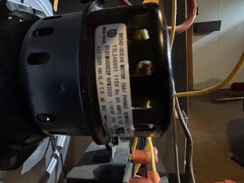 Completed scheduled heating maintenance on 5-year-old furnace system located in basement. Performed comprehensive tune-up including inspection of blower motor, electrical connections, and heat exchanger. Observed significant frost and ice accumulation on evaporator coils indicating potential airflow restriction or refrigerant issue that will require further evaluation. Verified blower motor operation, checked all electrical wiring connections, and inspected copper refrigerant lines. System operational at time of departure but recommended follow-up service to address coil icing condition.