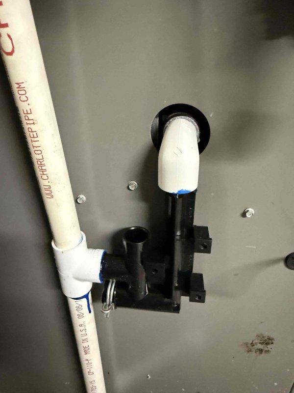 Completed preventative maintenance on two residential furnace units as part of membership agreement. Performed comprehensive tune-up procedures on both systems located in basement and hallway areas, including inspection of heat exchangers, burner assemblies, ignition systems, and blower components. Verified proper operation of gas valves, flame sensors, and safety controls on both units. Cleaned burners, checked and adjusted gas pressure, inspected venting systems, and replaced air filters. Tested thermostat functionality and confirmed proper cycling of both furnaces. Documented PVC condensate drain lines and plumbing connections, ensuring proper drainage and securing of all piping with appropriate mounting hardware. Both six to seven-year-old units operating within manufacturer specifications with no immediate repairs required.