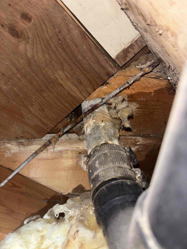 Responded to a bathroom pedestal sink drain stoppage that had been draining slowly before completely blocking. Cleared the obstruction using professional drain cleaning equipment after previous chemical treatment attempts were unsuccessful. Restored full drainage and verified proper water flow through the fixture.