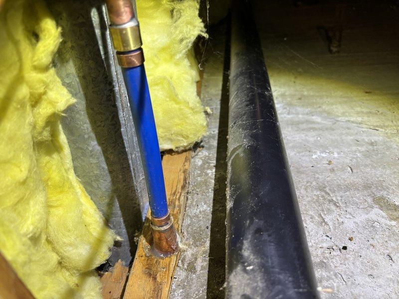 Responded to exterior hose bib experiencing steady leak in backyard. Accessed crawl space and inspected copper supply line and shutoff valve serving the fixture. Repaired leaking hose bib to prevent water waste and freeze damage concerns. Additionally located and identified shutoff valve for existing swamp cooler connected to irrigation line per customer request.
