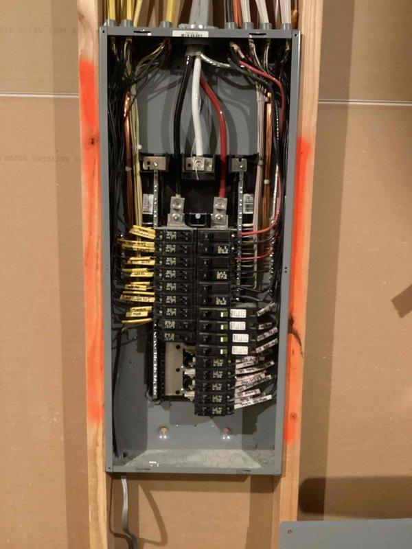 Completed routine electrical maintenance inspection as part of membership plan. Performed comprehensive safety evaluation of main electrical panel, inspecting all circuit breakers, connections, and wiring for proper operation and code compliance. Verified all breakers were properly secured, checked for signs of overheating or wear, and confirmed wire connections were tight and secure throughout the panel. All electrical components found to be functioning properly with no safety concerns identified.