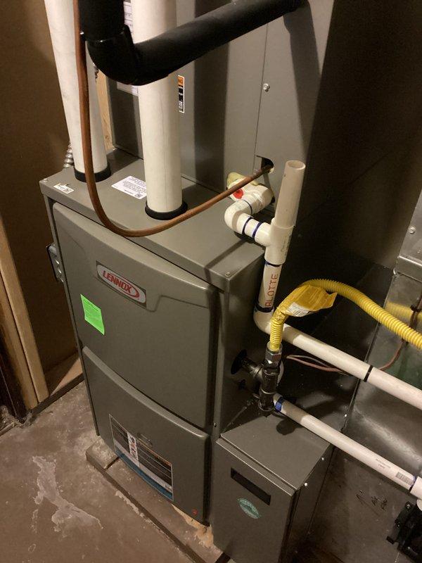 Completed preventive maintenance inspection on Lennox furnace unit in accordance with membership plan requirements. Performed comprehensive heating system tune-up including visual inspection of all accessible components, electrical connections, gas line connections, venting system, and control board operation. Verified proper furnace operation with no issues found; unit is in good working condition and prepared for the upcoming heating season.
