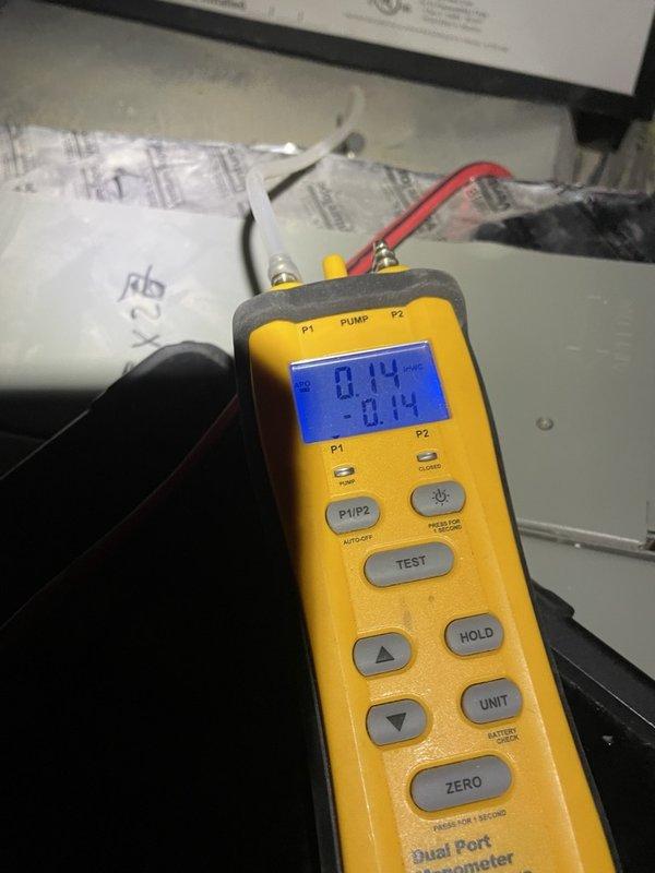 Completed annual heating maintenance on one furnace unit as part of membership plan. Performed comprehensive tune-up including pressure diagnostics using dual-port manometer, measuring gas pressure readings at 0.19 and 0.14 inches water column on initial test and 0.12 inches water column on follow-up verification. Inspected and tested all furnace components, confirmed proper operation of heating system with no reported issues. Unit is new and functioning within manufacturer specifications. All safety checks passed and system is ready for heating season.