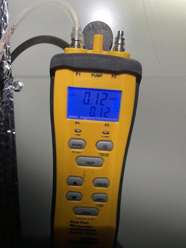 Completed annual heating maintenance on one furnace unit as part of membership plan. Performed comprehensive tune-up including pressure diagnostics using dual-port manometer, measuring gas pressure readings at 0.19 and 0.14 inches water column on initial test and 0.12 inches water column on follow-up verification. Inspected and tested all furnace components, confirmed proper operation of heating system with no reported issues. Unit is new and functioning within manufacturer specifications. All safety checks passed and system is ready for heating season.