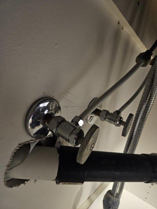 Completed comprehensive annual plumbing maintenance inspection including water pressure testing, water purity analysis, and water heater system evaluation. Inspected under-cabinet plumbing infrastructure including expansion tank, copper supply lines, shut-off valves, venting system, angle stop valves, drain assemblies, and flexible supply connections. All components found in proper working condition with no leaks or deficiencies noted.