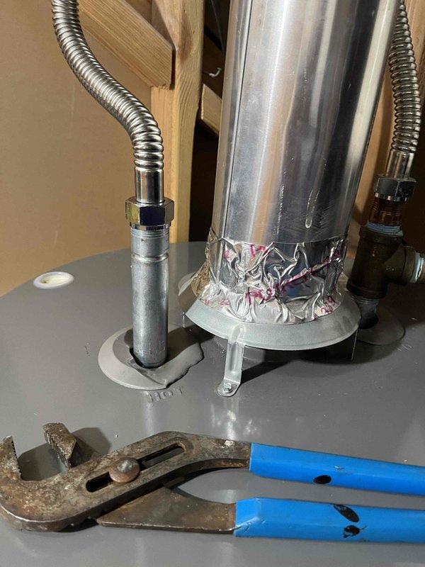 Completed annual plumbing maintenance inspection as part of membership benefits, including water pressure testing, water purity analysis, and water heater flush on a Classic brand water heater located in the basement utility room. Inspected approximately 2-year-old water heater system with expansion tank, verified proper operation of all connections, flexible supply lines, and associated plumbing components. All systems found to be functioning within normal parameters with no immediate repairs required.