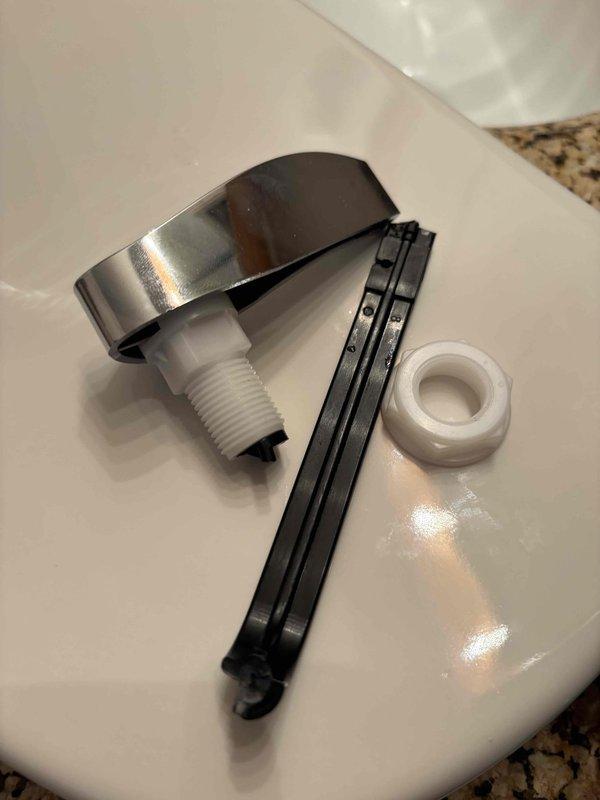 Responded to callback for toilet flushing mechanism failure on upstairs bathroom toilet that was previously repaired. Replaced defective flapper and trip lever assembly with new components. Tested flush operation multiple times to verify proper function and complete bowl evacuation. Float mechanism and fill valve also inspected and confirmed operating within normal parameters.