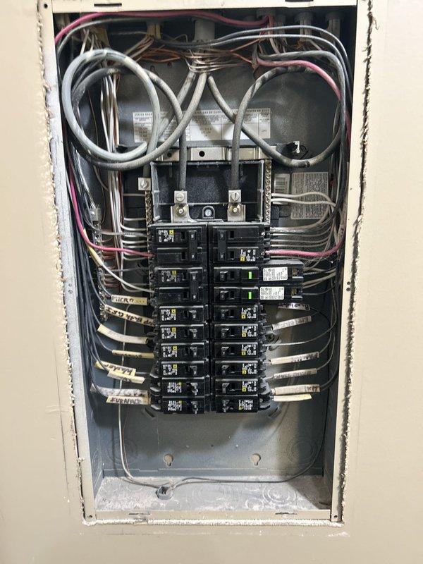 Completed routine membership electrical inspection with no issues reported. Performed comprehensive evaluation of electrical panel, verifying proper circuit breaker operation, wire connections, and labeling across all branch circuits. Inspected receptacles throughout property for proper grounding and functionality. All electrical components found to be operating within normal parameters with no safety concerns identified.