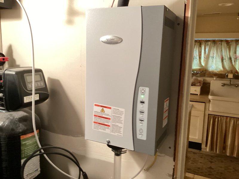 Performed seasonal heating maintenance on two furnace systems of differing ages, inspecting and servicing both units to ensure safe, efficient operation ahead of the heating season. Inspected the whole-home humidifier and the plenum-mounted Air Scrubber air purification unit, verifying proper installation, power connection, and operation, and addressed the humidifier filter replacement requested by the homeowner.