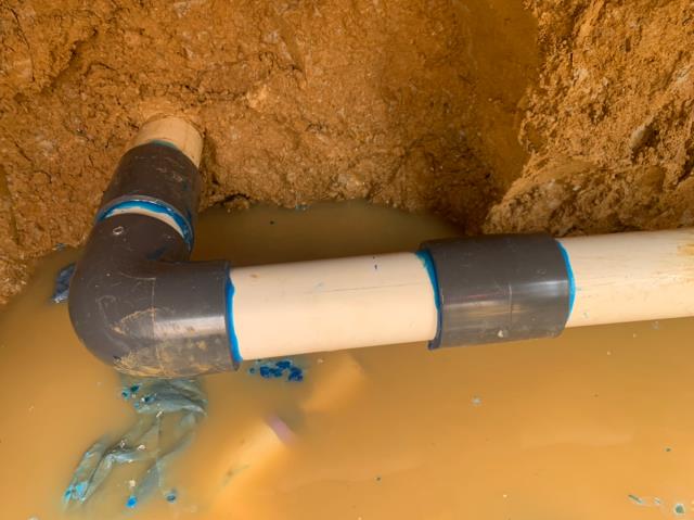 Water Leak Search and Repair 
Excludes concrete replacement 
Repair located slab water leak
Remove concrete over located leak area 6’x6’
Excavate ground to locate existing main water supply line 
Inspect all exposed water piping to ensure no additional leaks in area
Turn main water supply to building off, relieve pressure & drain lines
Cut compromised piping and remove 
Reconnect new pipe to existing main supply piping 
Pressure test after completion to ensure no leaks
Barbosa
Plumbing
Plumbing Repair
Slab Removal