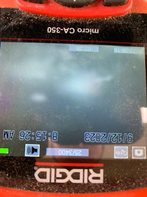 Plumbing Service call for sewer leak. Performed a leak search to locate the sewer leak  Found a belly in the pipe, as well as  a crack in the sewer line caused by roots . Provided a quote to repair the sewer leak and remove the roots 