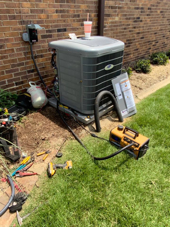 Installed new Carrier Infinity AC system as well as surge protector 