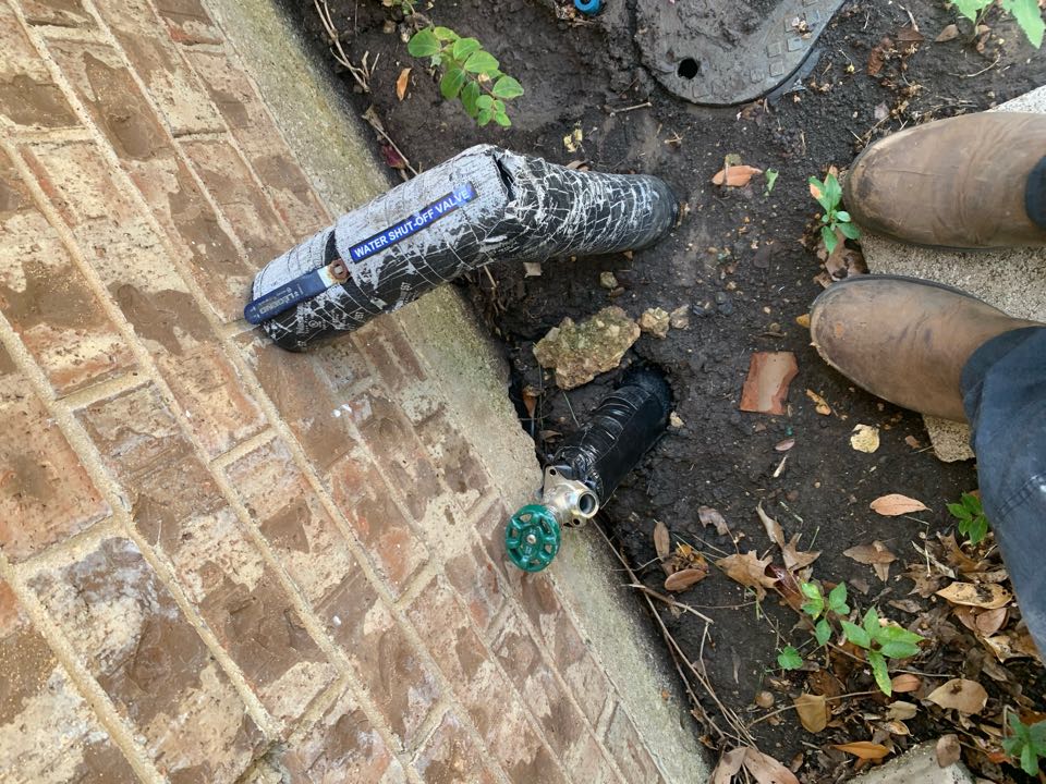 Installed new hose bib/ outdoor faucet 