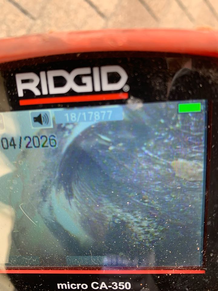 Camera inspected whole house sewer system. During camera inspection I located several breaks, belly’s holding waste water and heavy root growth inside of PVC sewer system.