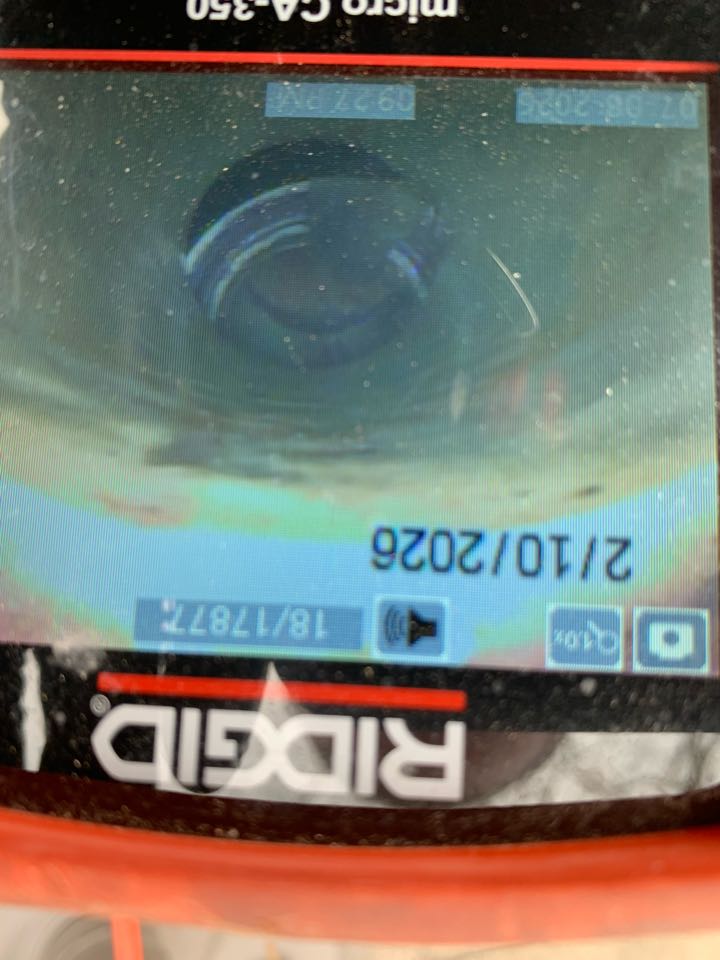 Located sewer brake under home on PVC sewer system. Customer had foundation work completed, and it caused existing sewer piping under home to break.