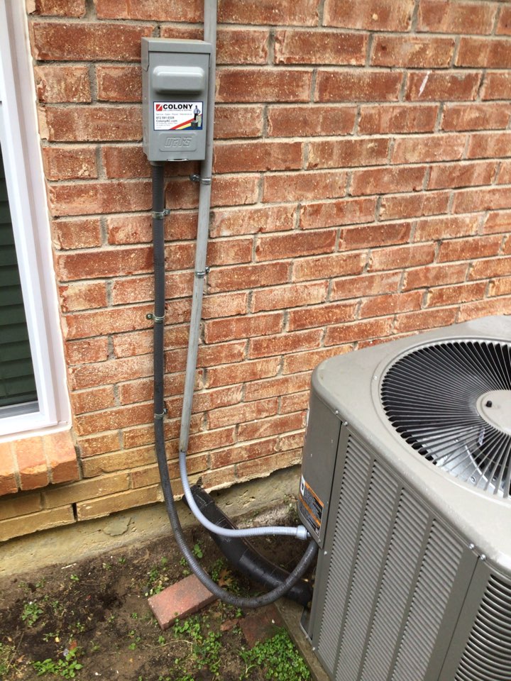 Realtime Service Area for Colony Air Conditioning & Heating carrollton, tx