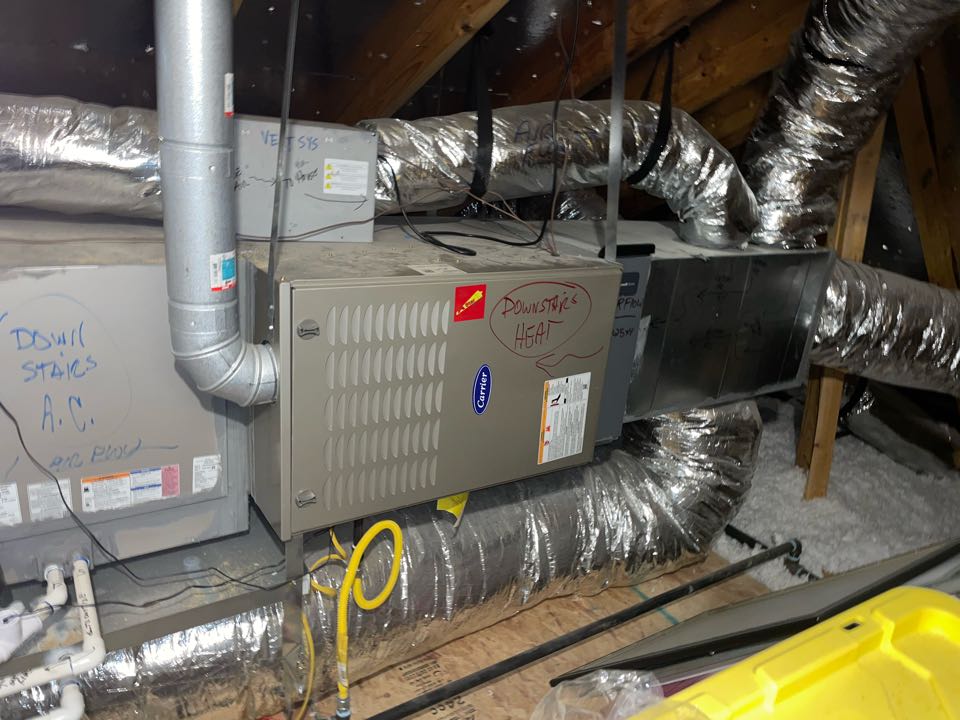 Heating tune up on 2 carrier gas furnaces 