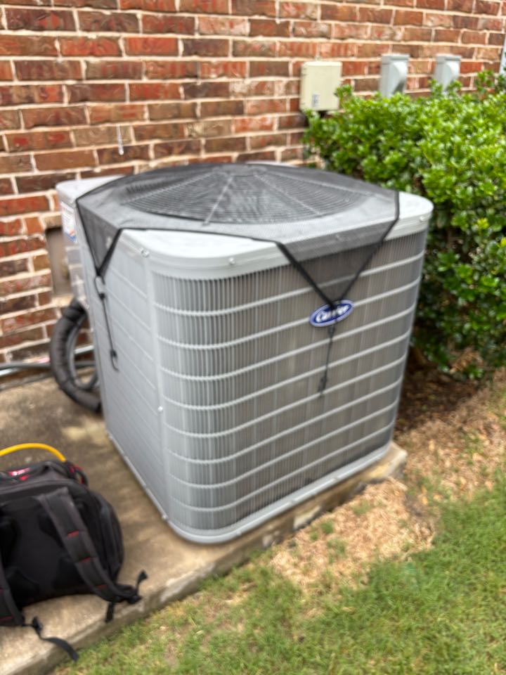 Performed a two system cooling tune up on two carrier air conditioners in frisco