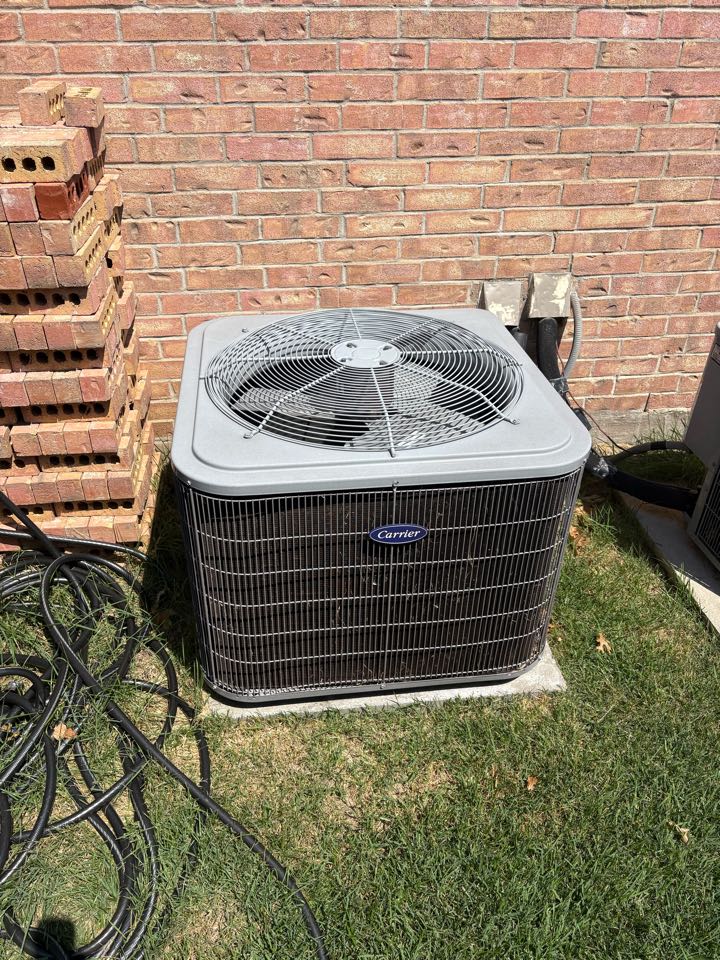 Performed a cooling tune up on two carrier air conditioners