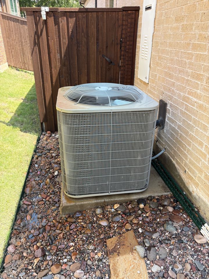 Performed a cooling tune up on a carrier air conditioner in Little Elm