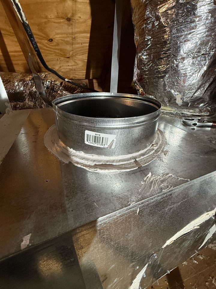 Provided duct rearrangement for better temperature distribution on Carrier system in Dallas.