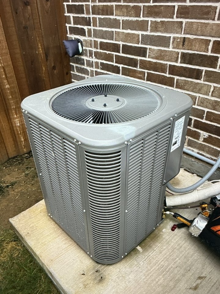 Performed ac maintenance on two Lennox systems.