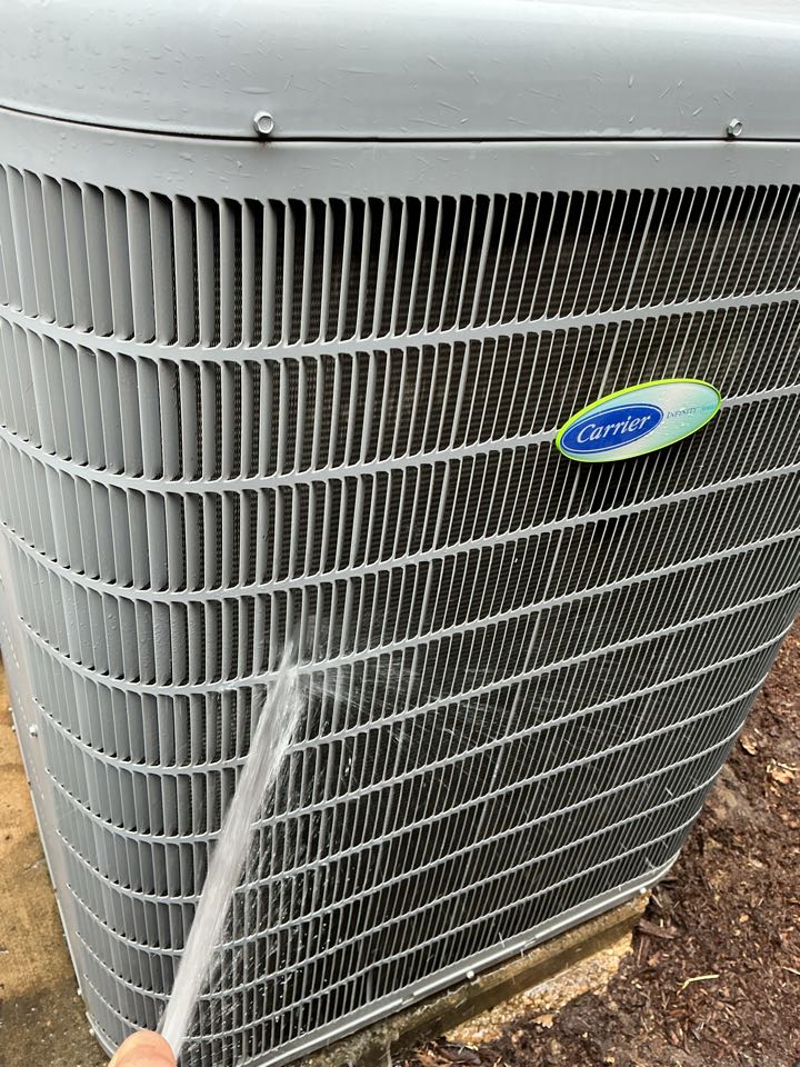 Performed AC maintenance on an Infiniti carrier system.