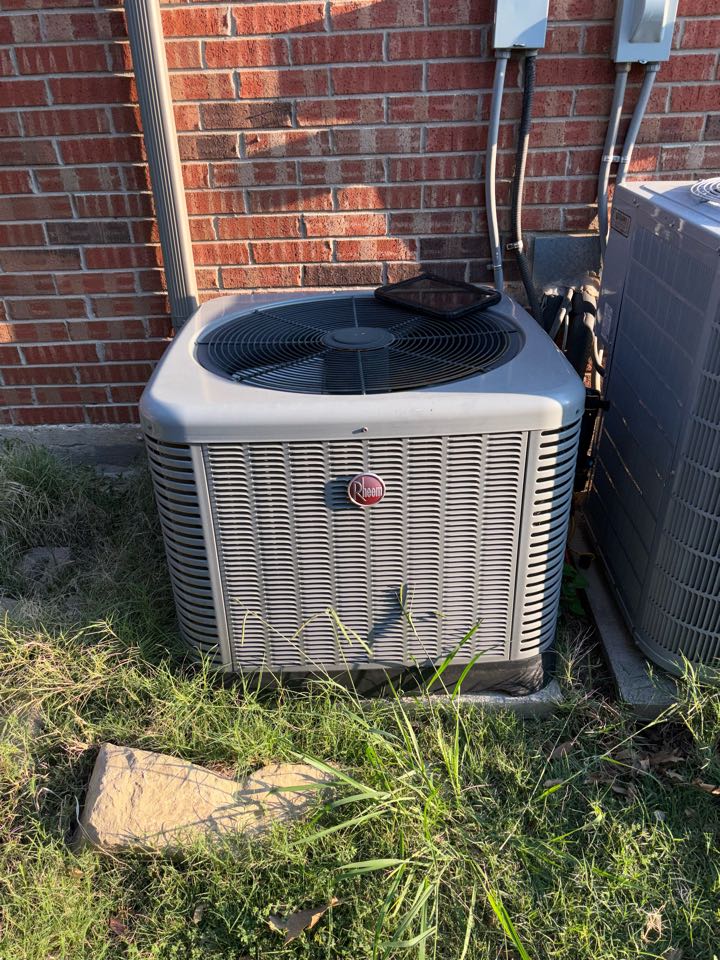 Performed a cooling tune up on a them, and carrier air conditioner in frisco