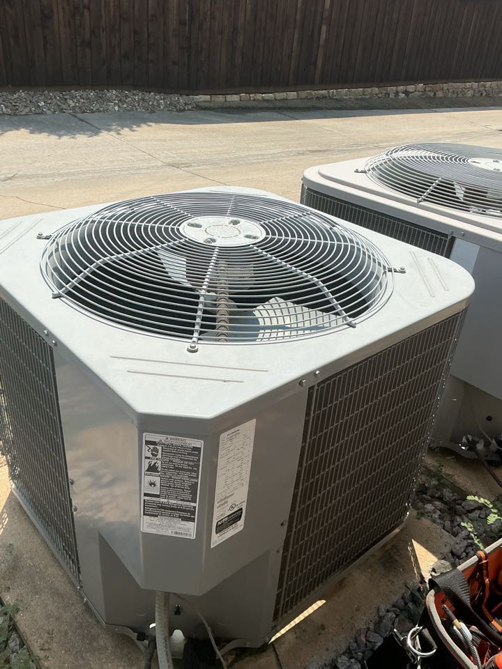 Performed three system AC maintenance on carrier systems