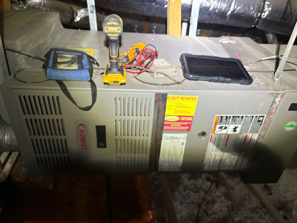 Performed a heating tune up on two Lennox gas furnaces in the colony