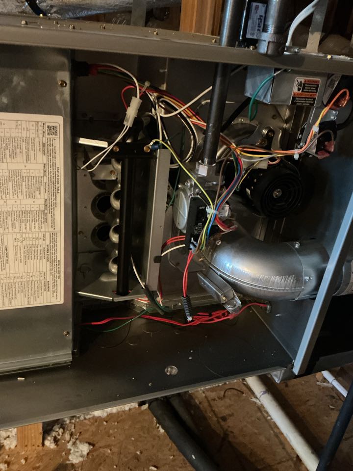 Performed gas heating maintenance on a Infinity furnace